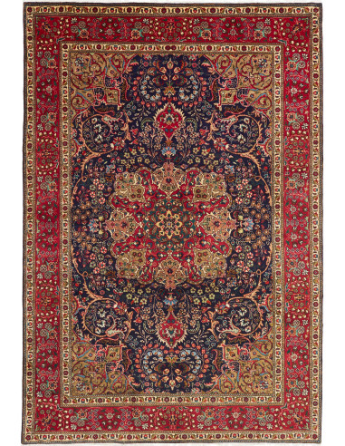 Tabriz Persia marrone sella e legno robusto 205x300