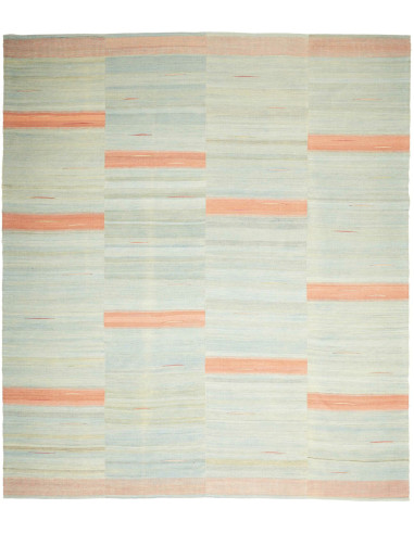 Kilim Persia grigio chiaro e abbronzatura 220x252