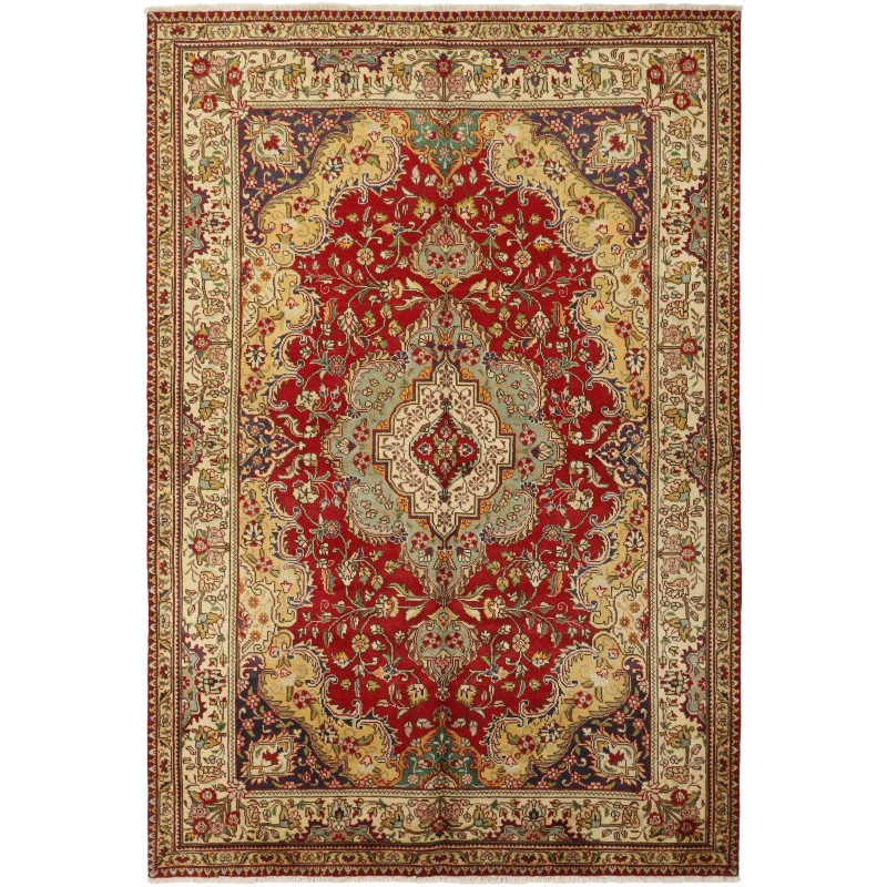 104628 tappeto persia tabriz cm 201x300