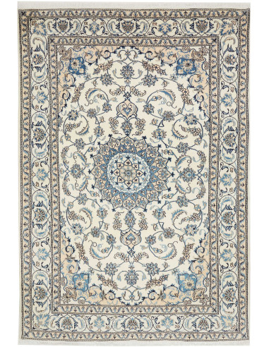 Nain Kashmar Persia grigio chiaro e grigio ardesia scuro 198x295