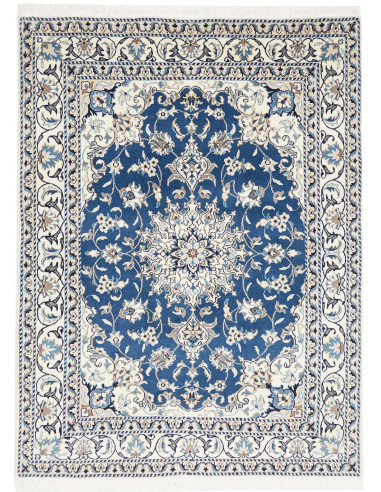 Nain Kashmar Persia grigio chiaro e grigio ardesia scuro 153x205