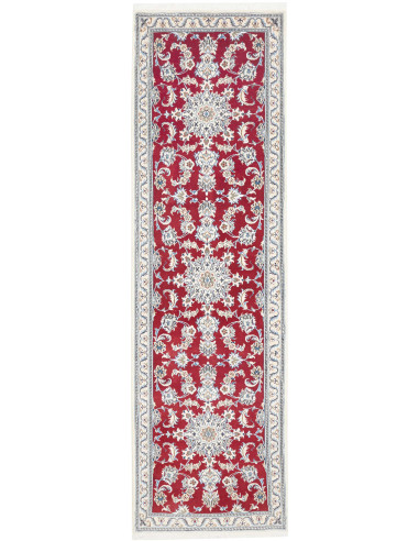 Nain Kashmar Persia grigio chiaro e marrone 83x293