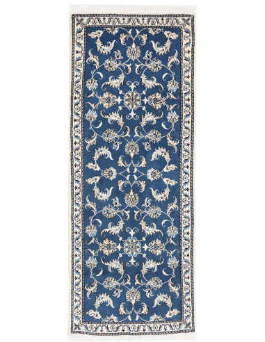 Nain Kashmar Persia grigio tenue e gainsboro 78x200