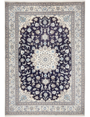 Nain Kashmar Persia grigio chiaro e grigio ardesia scuro 250x348