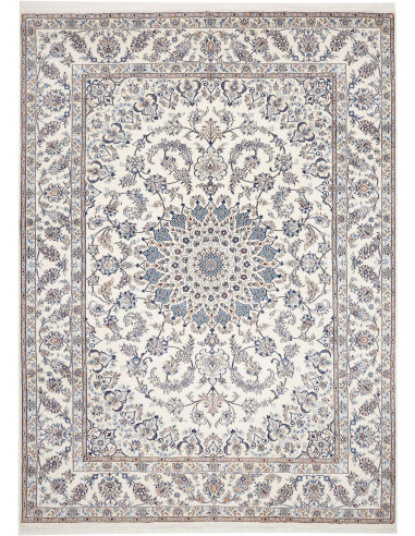 Nain Kashmar Persia grigio chiaro e grigio 246x349