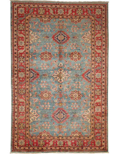 Kazak Fine Pakistan grigio e grigio ardesia scuro 161x245