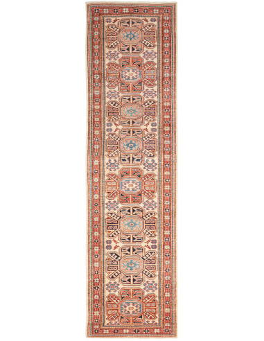 Kazak Fine Pakistan abbronzatura e grigio ardesia scuro 79x288