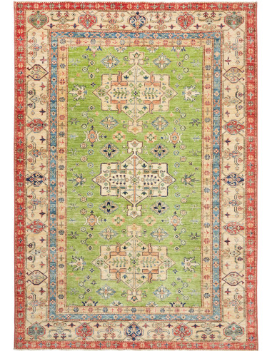 Kazak Fine Pakistan abbronzatura e terra di siena 176x250