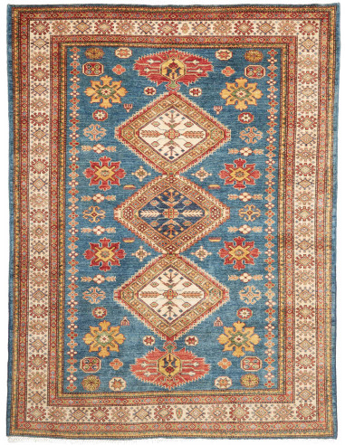 Kazak Fine Pakistan grigio e grano 175x226