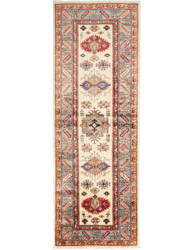 Kazak Fine Pakistan abbronzatura e rosso indiano 60x172