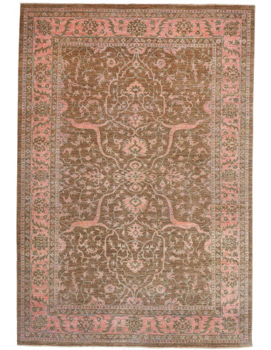 Zigler Fine Pakistan marrone rosato e grigio 240x349