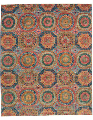 Mamlouk Pakistan grigio tenue e rosso indiano 249x304