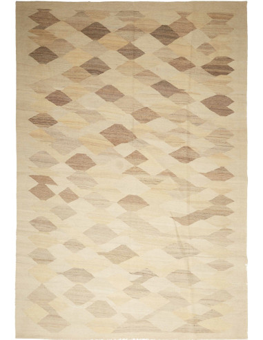 Kilim Persia abbronzatura e argento 208x298