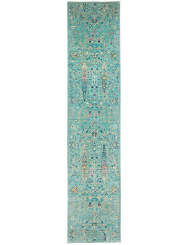 Shahi Fine Pakistan verde mare scuro e verde mare scuro 83x389