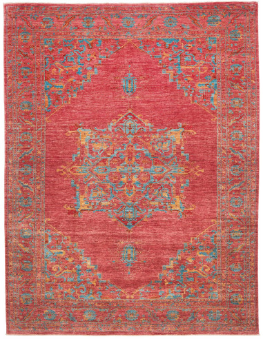 Zigler Fine Pakistan rosso indiano e grigio chiaro 250x331