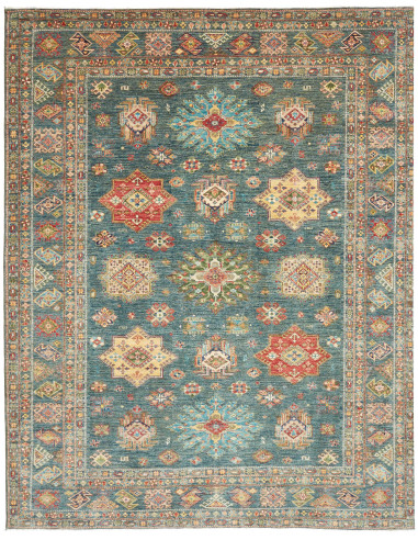 Kazak Fine Pakistan grigio e grigio 246x303