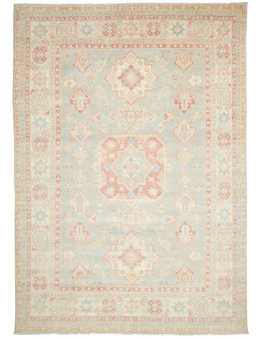 Kazak Pakistan grigio chiaro e grigio chiaro 248x358