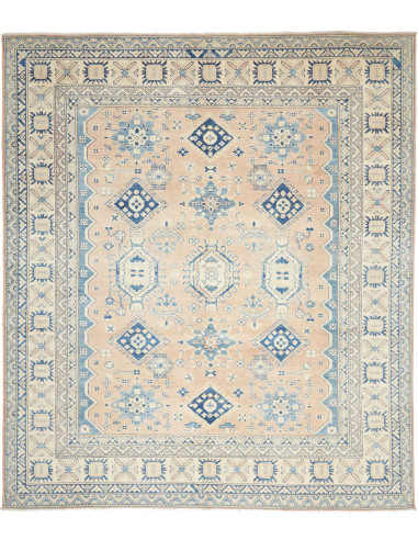 Kazak Pakistan argento e grigio tenue 243x285