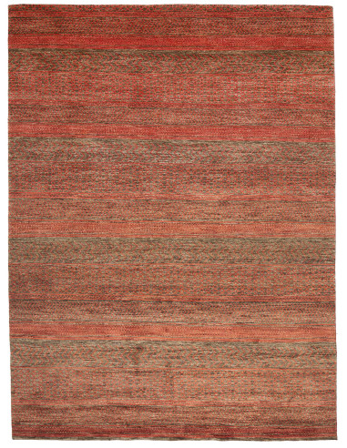 Gabbeh Fine Pakistan terra di siena e terra di siena 255x341
