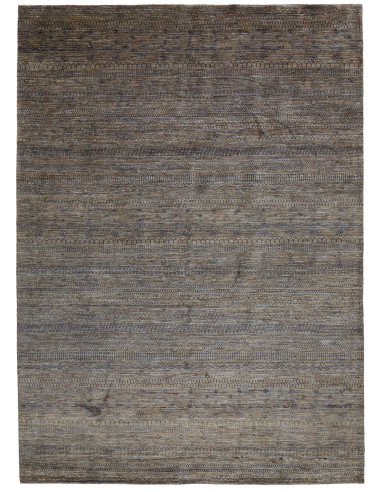 Gabbeh Fine Pakistan grigio tenue e grigio tenue 253x350