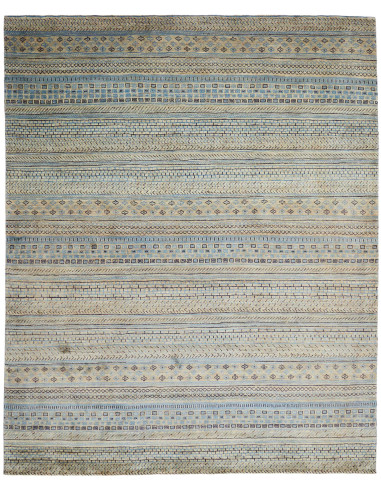 Gabbeh Fine Pakistan grigio scuro e argento 246x303