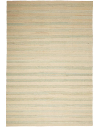 Kilim Persia argento e marrone rosato 200x295