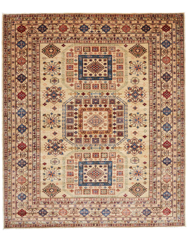 Kazak Fine Pakistan abbronzatura e marrone sella 261x304