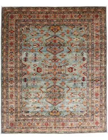 Kazak Fine Pakistan grigio e nero 248x296