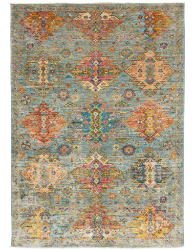 Tribal Pakistan marrone rosato e legno robusto 145x206