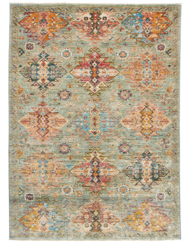 Tribal Pakistan marrone rosato e marrone rosato 147x203