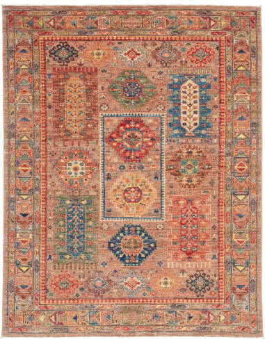Tribal Pakistan marrone rosato e marrone 148x194