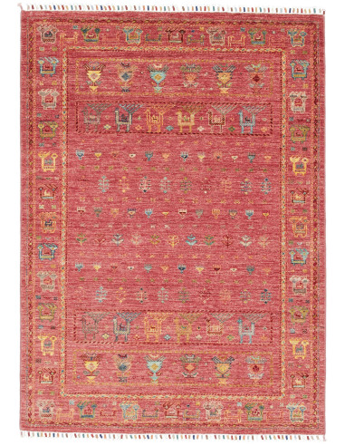 Rubin Pakistan rosso indiano e salmone scuro 126x174