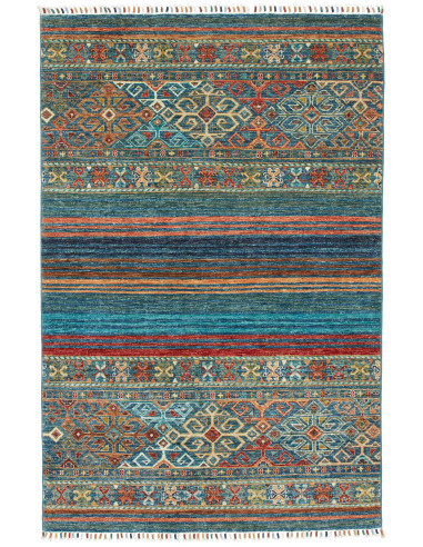 Rubin Pakistan grigio tenue e abbronzatura 121x184
