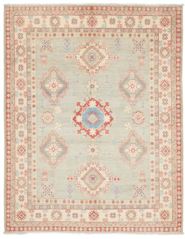 Kazak Pakistan argento e marrone rosato 152x195