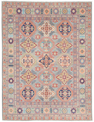 Kazak Pakistan abbronzatura e grigio ardesia scuro 152x200