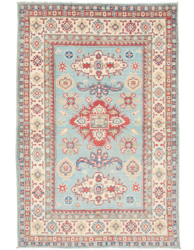 Kazak Pakistan argento e grigio chiaro 121x186