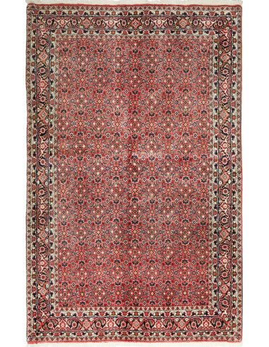 Bidjar Persia rosso indiano e grigio ardesia scuro 130x205