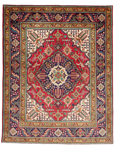 Tabriz Persia terra di siena e grigio ardesia scuro 147x187