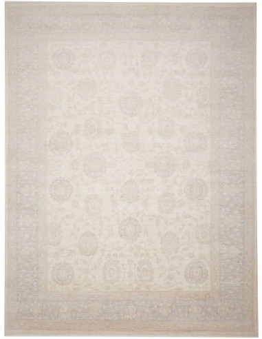 Zigler Fine Pakistan grigio chiaro e argento 274x360