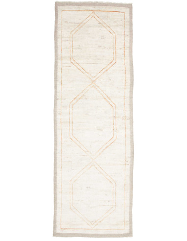 Gabbeh Marrakech Pakistan beige e lino 84x251