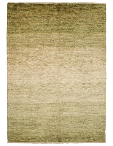 Gabbeh Moderno Pakistan abbronzatura e verde oliva scuro 172x241