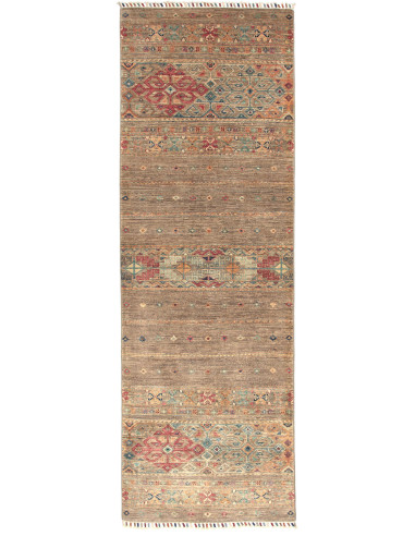 Rubin Pakistan marrone rosato e grigio ardesia scuro 78x245
