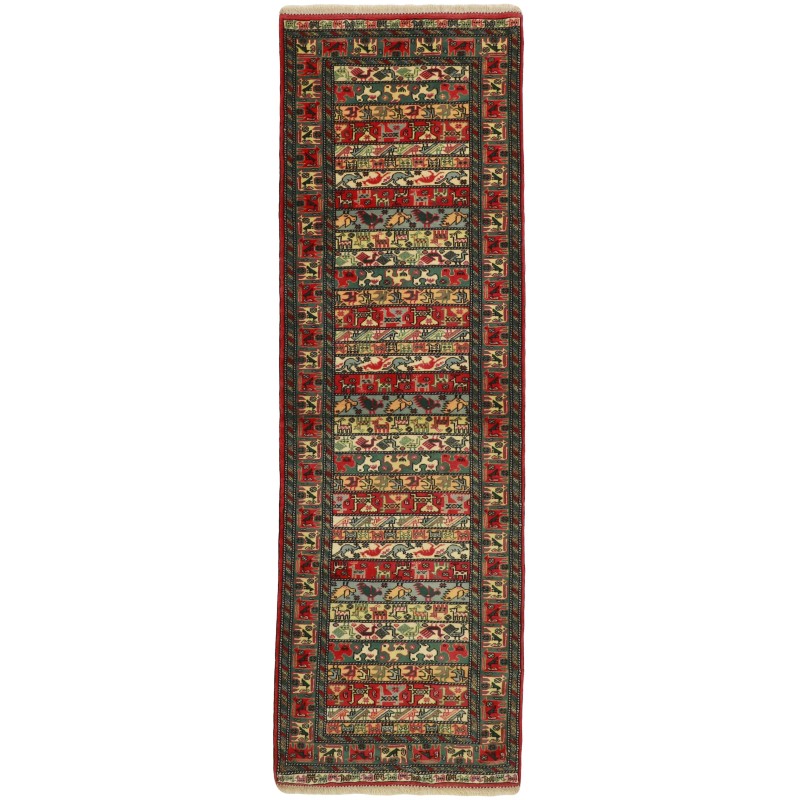 109035 tappeto persia torkaman fine cm 90x287