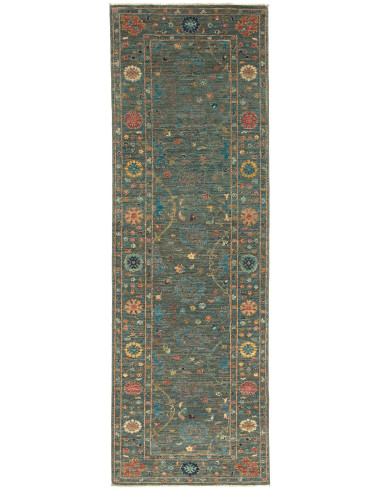 Zigler Fine Pakistan grigio tenue e abbronzatura 81x245