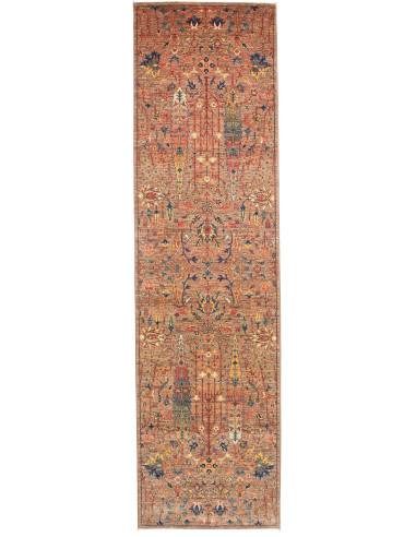 Shahi Fine Pakistan marrone rosato e grigio ardesia scuro 81x301