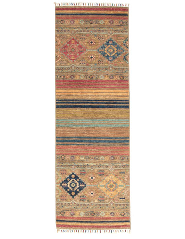Rubin Pakistan marrone rosato e grigio ardesia scuro 59x181