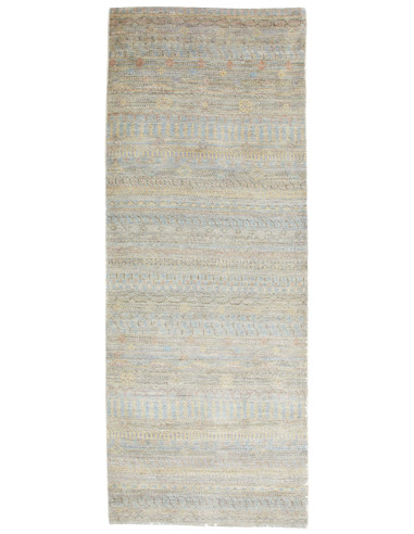 Gabbeh Fine Pakistan argento e argento 77x212