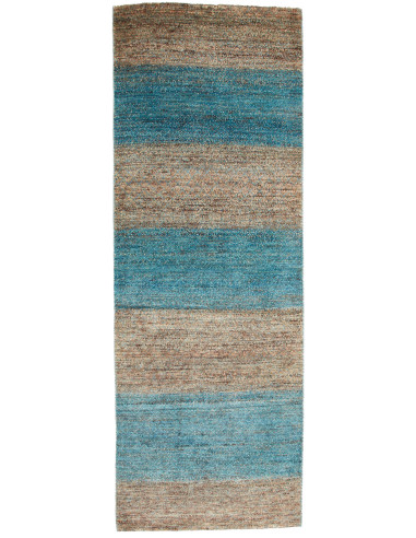 Gabbeh Fine Pakistan grigio e grigio ardesia scuro 82x241