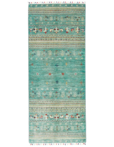 Siva Pakistan verde mare scuro e grigio chiaro 79x195