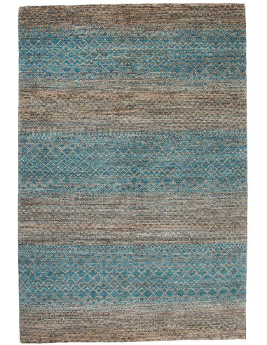 Gabbeh Fine Pakistan grigio e grigio ardesia scuro 166x247